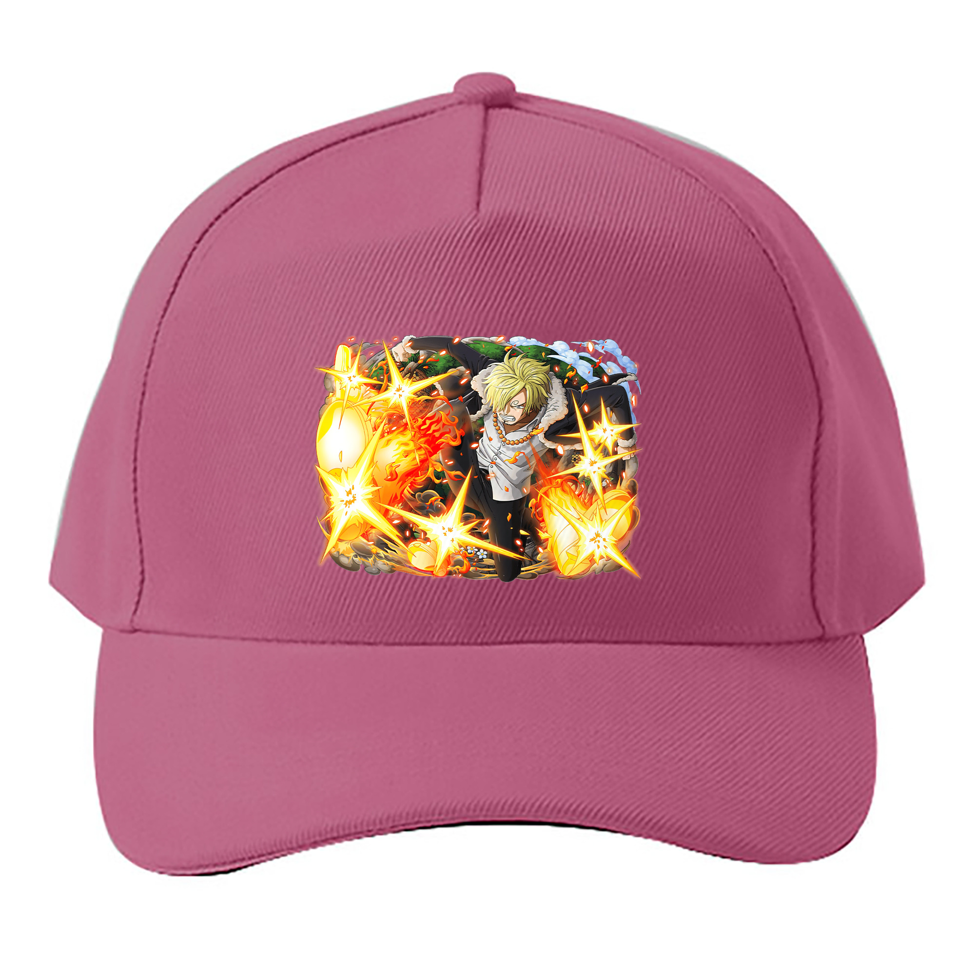 （画像用） ワンピース サンジ ONE PIECE Sanji ベースボールキャップ 綿100％ 男女兼用 帽子 スポーツ